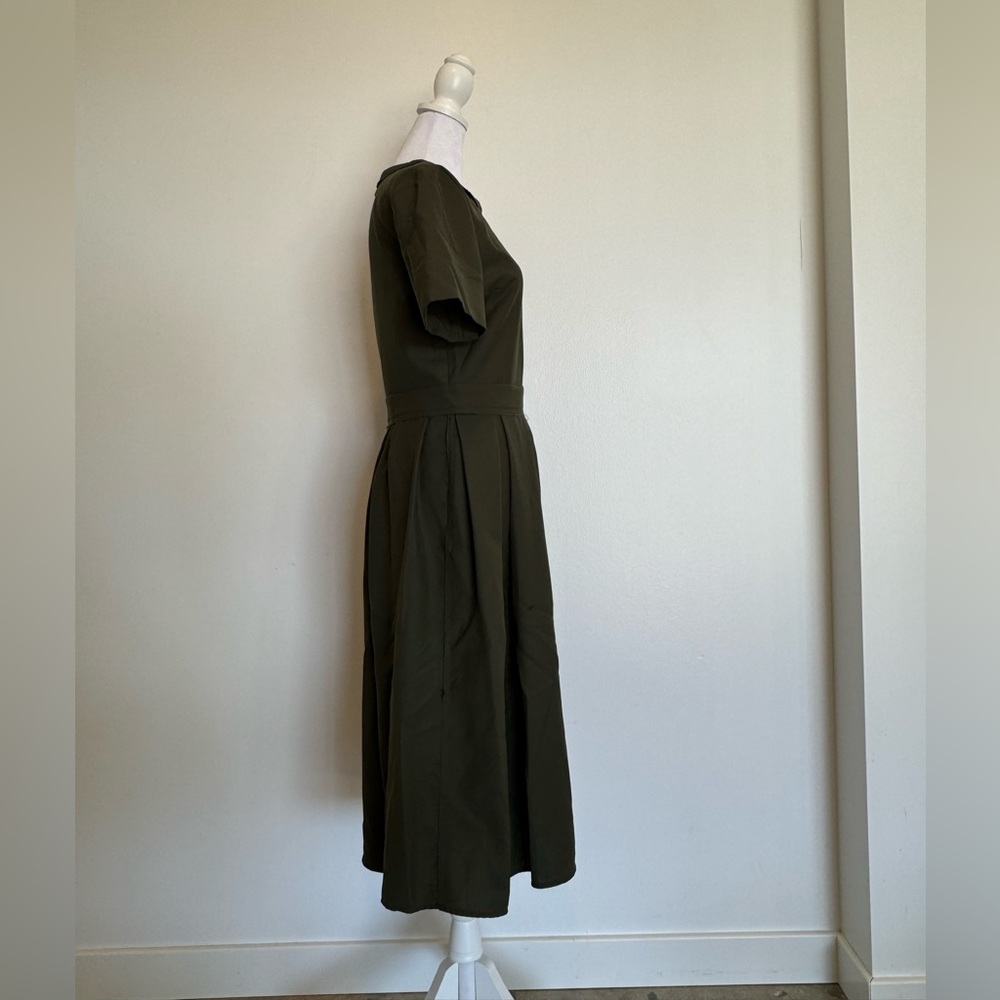 COS Army Green Dress - Size 6 - Picture 2 of 7